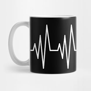 Handball Heartbeat Girl Gift Handball lovers Mug